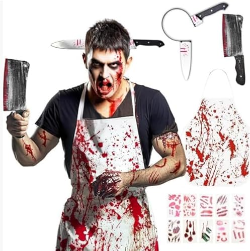 Jiaoshou Pan Metzger Kostüm Halloween (Horror A) von Jiaoshou Pan