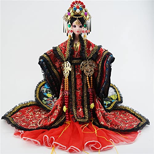 Jiawinng Chinesische Puppe 3D Orientalische Bauchtänzerin Puppe 12 '' Antike Sammlerstück Dekoration Puppe Für Spielhaus Begleiten Urlaub Weihnachten Tag Geburtstagsgeschenk,Rot Jiawinng Chinesische Puppe 3D Orientalische Bauchtänzerin Puppe 12 '' Antike Sammlerstück Dekoration Puppe Für Spielhaus Begleiten Urlaub Weihnachten Tag Geburtstagsgeschenk,Rot von Jiawinng