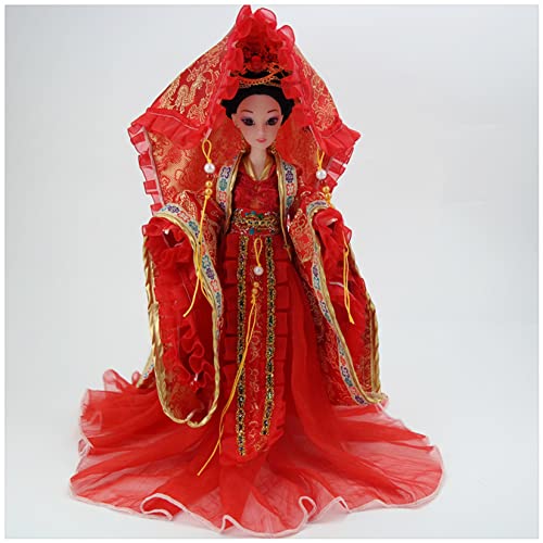 Jiawinng Chinesische Puppe 3D Orientalische Bauchtänzerin Puppe 12 '' Antike Sammlerstück Dekoration Puppe Für Spielhaus Begleiten Urlaub Weihnachten Tag Geburtstagsgeschenk,Rot Jiawinng Chinesische Puppe 3D Orientalische Bauchtänzerin Puppe 12 '' Antike Sammlerstück Dekoration Puppe Für Spielhaus Begleiten Urlaub Weihnachten Tag Geburtstagsgeschenk,Rot von Jiawinng