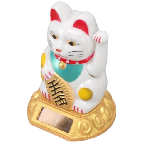 Jiawu Chinesische Dekoration des Katzenglücks (White) von Jiawu