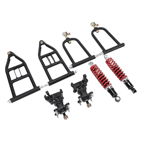 Jiawu Go Kart Front Suspension Schock Swing Arm Kit Hochfestes Metallkonstruktion, Stabiles und Sicheres Fahren von Jiawu