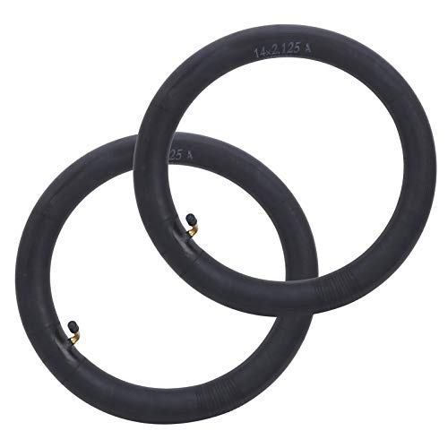 Jiawu Hochwertiges Butylgummi -Innenrohr mit Biegerventil Zum Klappradrad Fahrrad, 2pcs für Straßenräder, Bergfahrräder (14*2.125) von Jiawu