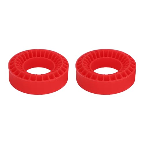 Jiawu Reifeneinlage, 1,0-Zoll-Reifeneinlage aus Silikon, Wasserdicht, Doppelschichtig, Guter Halt für den Austausch (Rot) von Jiawu