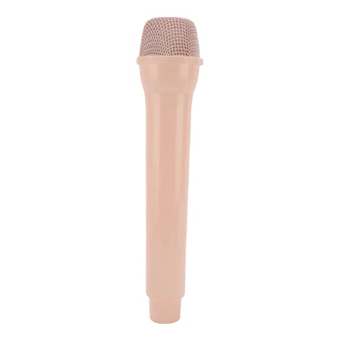 Jiawu Simulationsmikrofon -Prop -Stufe Bereites Trainingstool für Sprachtests, Cosplay Requisite für Authentische Szenenbesuch (PINK) von Jiawu