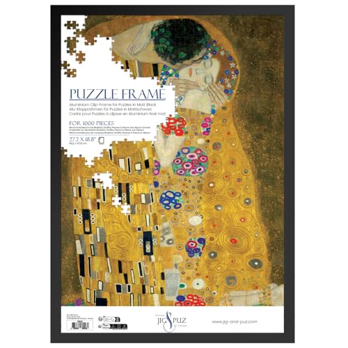 Jig & Puz - Rahmen für Puzzle, 12 bis 500 Teile – Clip-System – Zubehör für Puzzle für Kinder und Erwachsene mit den Maßen 47,9 x 34,2 cm Jig & Puz - Rahmen für Puzzle, 12 bis 500 Teile – Clip-System – Zubehör für Puzzle für Kinder und Erwachsene mit den Maßen 47,9 x 34,2 cm von Jig & Puz