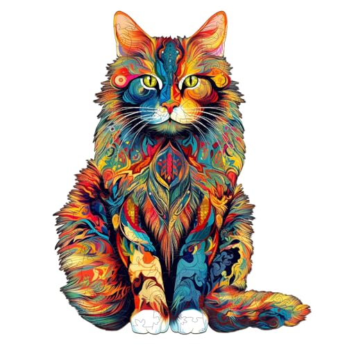 Jigfoxy Holzpuzzle Erwachsene, Maine Coon Katze Wooden Puzzle Holz Puzzle Erwachsen Und Kinder, Einzigartiges Lernspielzeug in Tierform für Freunde der Familie M-29.7 * 23.8cm-190pcs Jigfoxy Holzpuzzle Erwachsene, Maine Coon Katze Wooden Puzzle Holz Puzzle Erwachsen Und Kinder, Einzigartiges Lernspielzeug in Tierform für Freunde der Familie M-29.7 * 23.8cm-190pcs von Jigfoxy