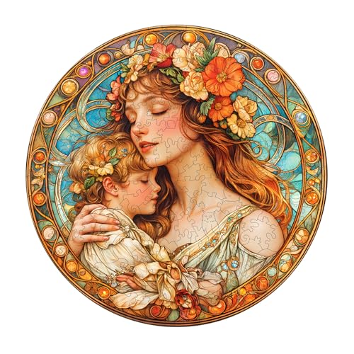 Jigfoxy Holzpuzzle Erwachsene, Mutterliebe Holz Puzzle Erwachsen, einzigartiges Holztierpuzzle, Familie und Freunde L-34 * 34cm-300pcs Jigfoxy Holzpuzzle Erwachsene, Mutterliebe Holz Puzzle Erwachsen, einzigartiges Holztierpuzzle, Familie und Freunde L-34 * 34cm-300pcs von Jigfoxy