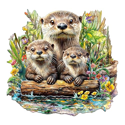 Jigfoxy Holzpuzzle Erwachsene, Otter Holz Puzzle Erwachsen, Wooden Puzzle, Einzigartiges Lernspielzeug in Tierform für Freunde der Familie L-50.8 * 50.8cm-670pcs Jigfoxy Holzpuzzle Erwachsene, Otter Holz Puzzle Erwachsen, Wooden Puzzle, Einzigartiges Lernspielzeug in Tierform für Freunde der Familie L-50.8 * 50.8cm-670pcs von Jigfoxy
