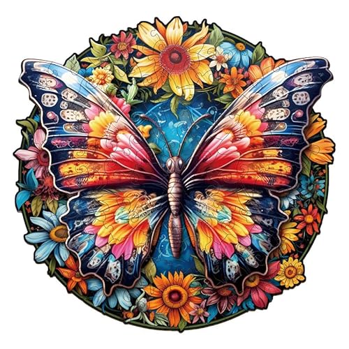 Jigfoxy Holzpuzzle Erwachsene, Schmetterlinge Wooden Puzzle Holz Puzzle Erwachsen Und Kinder, Einzigartiges Lernspielzeug in Tierform für Freunde der Familie L-34 * 33.3cm-300pcs Jigfoxy Holzpuzzle Erwachsene, Schmetterlinge Wooden Puzzle Holz Puzzle Erwachsen Und Kinder, Einzigartiges Lernspielzeug in Tierform für Freunde der Familie L-34 * 33.3cm-300pcs von Jigfoxy