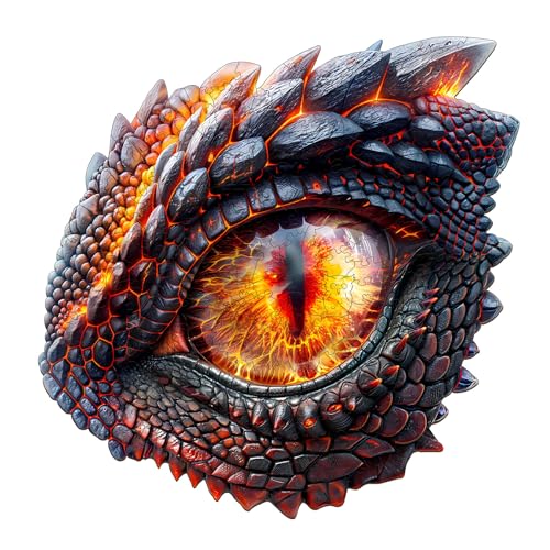 Jigfoxy Holzpuzzles für Erwachsene, 3D-Blaze-Augen-Holzpuzzles für Erwachsene, einzigartige Tierform, Holzpuzzle für Erwachsene, Geburtstagsgeschenke für Puzzle-Liebhaber, Familie (S-21,6 x 21,6 cm Jigfoxy Holzpuzzles für Erwachsene, 3D-Blaze-Augen-Holzpuzzles für Erwachsene, einzigartige Tierform, Holzpuzzle für Erwachsene, Geburtstagsgeschenke für Puzzle-Liebhaber, Familie (S-21,6 x 21,6 cm von Jigfoxy