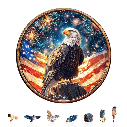 Jigfoxy Holzpuzzles für Erwachsene, Geist der Freiheit Holzpuzzles Erwachsene, einzigartige Tierform Holzpuzzle für Erwachsene, Geburtstagsgeschenke für Puzzle-Liebhaber, Familie (M-29 x 29 cm, 200 Jigfoxy Holzpuzzles für Erwachsene, Geist der Freiheit Holzpuzzles Erwachsene, einzigartige Tierform Holzpuzzle für Erwachsene, Geburtstagsgeschenke für Puzzle-Liebhaber, Familie (M-29 x 29 cm, 200 von Jigfoxy