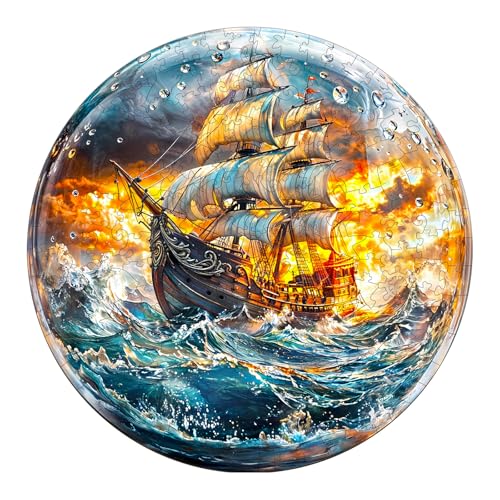 Jigfoxy Holzpuzzles für Erwachsene, Segelboot-Holzpuzzles für Erwachsene, einzigartige Tierform, Holzpuzzle für Erwachsene, Geburtstagsgeschenke für Puzzle-Liebhaber, Familie, Freund (M-29 x 29 cm Jigfoxy Holzpuzzles für Erwachsene, Segelboot-Holzpuzzles für Erwachsene, einzigartige Tierform, Holzpuzzle für Erwachsene, Geburtstagsgeschenke für Puzzle-Liebhaber, Familie, Freund (M-29 x 29 cm von Jigfoxy