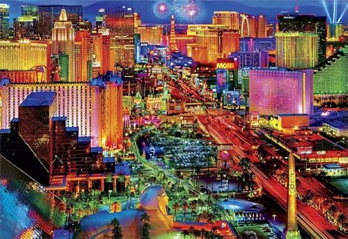 Jigso Puzzles Für Adults 1000 Stück, Las Vegas City Night Scenery ,Familie 29.53 X 19.69 Inch,Puzzles Für Adults Educational Game Challenge Toy 1000 Stücks Jigso Puzzles Für Adults 1000 Stück, Las Vegas City Night Scenery ,Familie 29.53 X 19.69 Inch,Puzzles Für Adults Educational Game Challenge Toy 1000 Stücks von Jigso