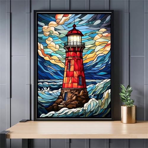 Puzzle 100 Teile, Leuchtturm Puzzle für Erwachsene 40 x 28 cm Herausforderndes Rätsel Puzzlespiele für Die Ganze Familie Geschenke für Frauen Männer Puzzles 100 von Jiian