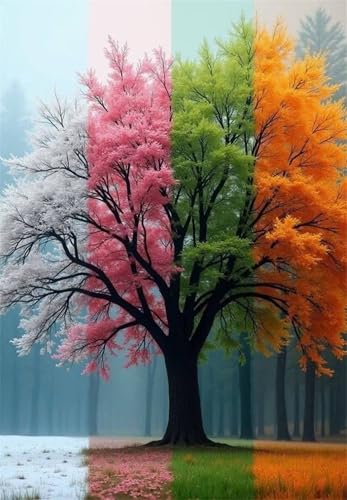 Puzzle 100 Teile, Vier Jahreszeiten Baum Puzzle für Erwachsene 40 x 28 cm Herausforderndes Rätsel Puzzlespiele für Die Ganze Familie Geschenke für Frauen Männer Puzzles 100 Puzzle 100 Teile, Vier Jahreszeiten Baum Puzzle für Erwachsene 40 x 28 cm Herausforderndes Rätsel Puzzlespiele für Die Ganze Familie Geschenke für Frauen Männer Puzzles 100 von Jiian