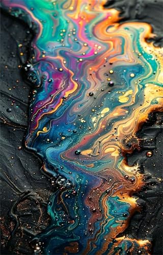 Puzzle 100 Teile Erwachsene Bunter Marmor 40 x 28 cm, Pädagogisches Spiel, Kreative Unterhaltung, Spaß, Klassisches Puzzle für Erwachsene Puzzle 100 von Jiian