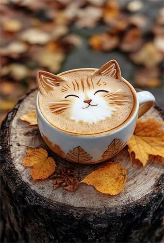 Puzzle 100 Teile Erwachsene Kaffeeblatt 40 x 28 cm, Pädagogisches Spiel, Kreative Unterhaltung, Spaß, Klassisches Puzzle für Erwachsene Puzzle 100 Puzzle 100 Teile Erwachsene Kaffeeblatt 40 x 28 cm, Pädagogisches Spiel, Kreative Unterhaltung, Spaß, Klassisches Puzzle für Erwachsene Puzzle 100 von Jiian