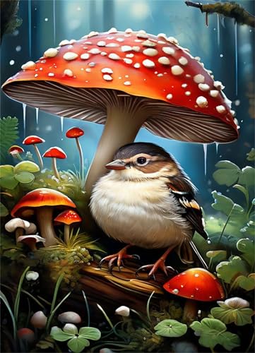 Puzzle 100 Teile Erwachsene Pilzvögel 40 x 28 cm, Pädagogisches Spiel, Kreative Unterhaltung, Spaß, Klassisches Puzzle für Erwachsene Puzzle 100 Puzzle 100 Teile Erwachsene Pilzvögel 40 x 28 cm, Pädagogisches Spiel, Kreative Unterhaltung, Spaß, Klassisches Puzzle für Erwachsene Puzzle 100 von Jiian