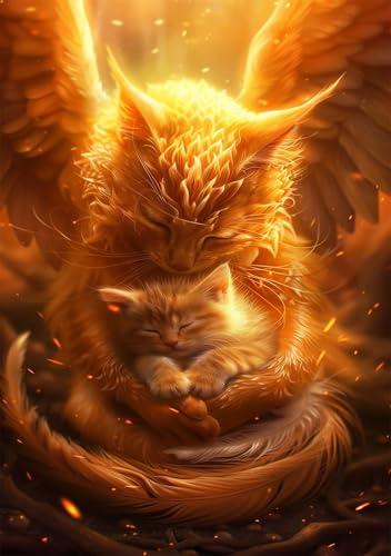 Puzzle 100 Teile Erwachsene Tier Katze 40 x 28 cm, Pädagogisches Spiel, Kreative Unterhaltung, Spaß, Klassisches Puzzle für Erwachsene Puzzle 100 von Jiian
