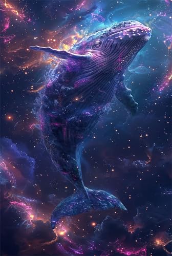 Puzzle 100 Teile Erwachsene Wal Sternenhimmel 40 x 28 cm, Pädagogisches Spiel, Kreative Unterhaltung, Spaß, Klassisches Puzzle für Erwachsene Puzzle 100 Puzzle 100 Teile Erwachsene Wal Sternenhimmel 40 x 28 cm, Pädagogisches Spiel, Kreative Unterhaltung, Spaß, Klassisches Puzzle für Erwachsene Puzzle 100 von Jiian