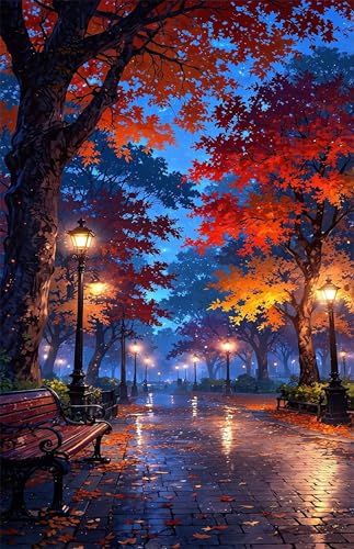 Puzzle 1000 Teile für Erwachsene Herbststraße Impossible Game Pädagogisches Spiel Herausforderndes Rätsel 1000 Teile Puzzles 75 x 50 cm Puzzle 1000 Teile für Erwachsene Herbststraße Impossible Game Pädagogisches Spiel Herausforderndes Rätsel 1000 Teile Puzzles 75 x 50 cm von Jiian