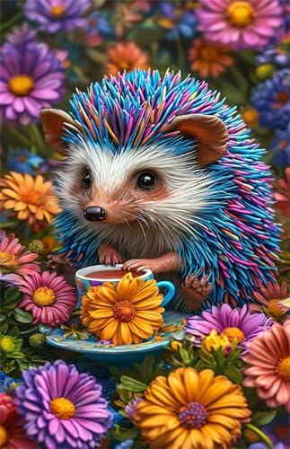 Puzzle 1000 Teile für Erwachsene Igelblume Impossible Game Pädagogisches Spiel Herausforderndes Rätsel 1000 Teile Puzzles 75 x 50 cm von Jiian