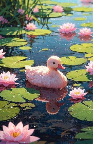 Puzzle 1000 Teile für Erwachsene Lotus Ente Impossible Game Pädagogisches Spiel Herausforderndes Rätsel 1000 Teile Puzzles 75 x 50 cm Puzzle 1000 Teile für Erwachsene Lotus Ente Impossible Game Pädagogisches Spiel Herausforderndes Rätsel 1000 Teile Puzzles 75 x 50 cm von Jiian