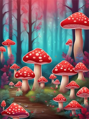 Puzzle 1000 Teile für Erwachsene Roter Pilz Impossible Game Pädagogisches Spiel Herausforderndes Rätsel 1000 Teile Puzzles 75 x 50 cm Puzzle 1000 Teile für Erwachsene Roter Pilz Impossible Game Pädagogisches Spiel Herausforderndes Rätsel 1000 Teile Puzzles 75 x 50 cm von Jiian