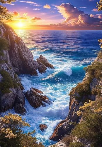 Puzzle 1000 Teile für Erwachsene Sonnenaufgang Ozean Felsen Impossible Game Pädagogisches Spiel Herausforderndes Rätsel 1000 Teile Puzzles 75 x 50 cm Puzzle 1000 Teile für Erwachsene Sonnenaufgang Ozean Felsen Impossible Game Pädagogisches Spiel Herausforderndes Rätsel 1000 Teile Puzzles 75 x 50 cm von Jiian