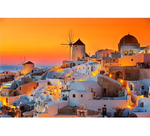 Puzzle 1000 Teile für Erwachsene Städtebau Impossible Game Pädagogisches Spiel Herausforderndes Rätsel 1000 Teile Puzzles 75 x 50 cm von Jiian