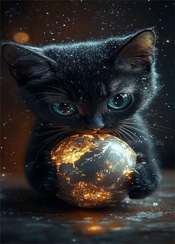 Puzzle 1000 Teile für Erwachsene Tier Katze Planeten Impossible Game Pädagogisches Spiel Herausforderndes Rätsel 1000 Teile Puzzles 75 x 50 cm Puzzle 1000 Teile für Erwachsene Tier Katze Planeten Impossible Game Pädagogisches Spiel Herausforderndes Rätsel 1000 Teile Puzzles 75 x 50 cm von Jiian