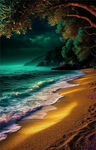 Puzzle 1000 Teile für Erwachsene Wellenstrand Impossible Game Pädagogisches Spiel Herausforderndes Rätsel 1000 Teile Puzzles 75 x 50 cm von Jiian