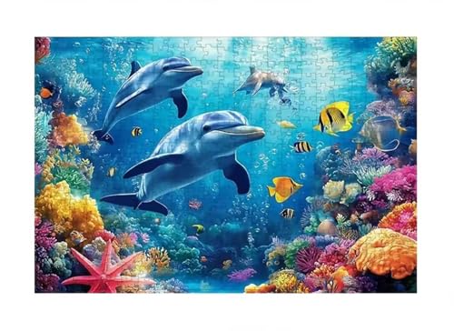Puzzle 120 Teile für Erwachsene Korallendelfin Impossible Game Pädagogisches Spiel Herausforderndes Rätsel 120 Teile Puzzles 25 x 20 cm Puzzle 120 Teile für Erwachsene Korallendelfin Impossible Game Pädagogisches Spiel Herausforderndes Rätsel 120 Teile Puzzles 25 x 20 cm von Jiian