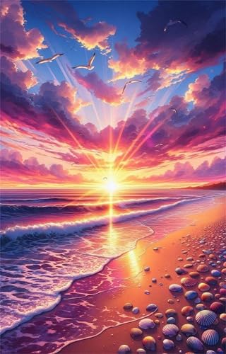 Puzzle 120 Teile für Erwachsene Sonnenaufgang Ozean Muschel Impossible Game Pädagogisches Spiel Herausforderndes Rätsel 120 Teile Puzzles 25 x 20 cm Puzzle 120 Teile für Erwachsene Sonnenaufgang Ozean Muschel Impossible Game Pädagogisches Spiel Herausforderndes Rätsel 120 Teile Puzzles 25 x 20 cm von Jiian