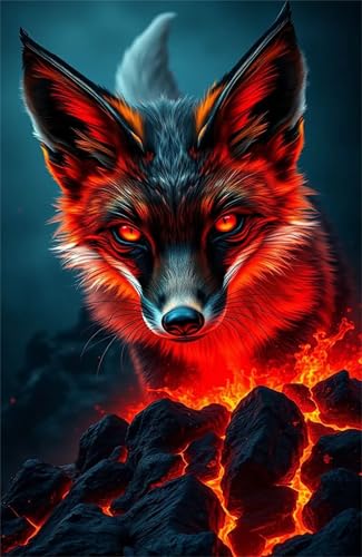 Puzzle 120 Teile für Erwachsene Tierfüchse Impossible Game Pädagogisches Spiel Herausforderndes Rätsel 120 Teile Puzzles 25 x 20 cm von Jiian