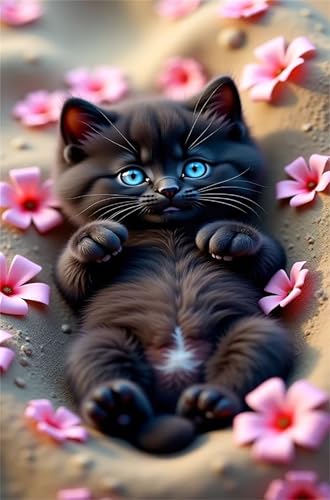 Puzzle 1200 Teile Erwachsene Blume Strand Katze 75 x 50 cm, Pädagogisches Spiel, Kreative Unterhaltung, Spaß, Klassisches Puzzle für Erwachsene Puzzle 1200 Puzzle 1200 Teile Erwachsene Blume Strand Katze 75 x 50 cm, Pädagogisches Spiel, Kreative Unterhaltung, Spaß, Klassisches Puzzle für Erwachsene Puzzle 1200 von Jiian