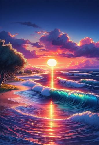 Puzzle 1200 Teile Erwachsene Mondwellen 75 x 50 cm, Pädagogisches Spiel, Kreative Unterhaltung, Spaß, Klassisches Puzzle für Erwachsene Puzzle 1200 Puzzle 1200 Teile Erwachsene Mondwellen 75 x 50 cm, Pädagogisches Spiel, Kreative Unterhaltung, Spaß, Klassisches Puzzle für Erwachsene Puzzle 1200 von Jiian
