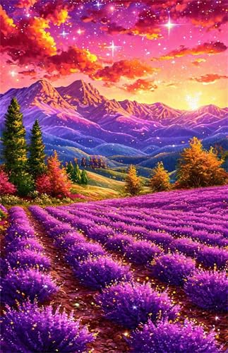 Puzzle 1314 Teile für Erwachsene Lavendel Impossible Game Pädagogisches Spiel Herausforderndes Rätsel 1314 Teile Puzzles 75 x 50 cm von Jiian