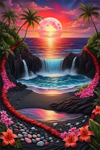 Puzzle 150 Teile, Mond Ozean Blumen Puzzle für Erwachsene 35 x 25 cm Herausforderndes Rätsel Puzzlespiele für Die Ganze Familie Geschenke für Frauen Männer Puzzles 150 Puzzle 150 Teile, Mond Ozean Blumen Puzzle für Erwachsene 35 x 25 cm Herausforderndes Rätsel Puzzlespiele für Die Ganze Familie Geschenke für Frauen Männer Puzzles 150 von Jiian
