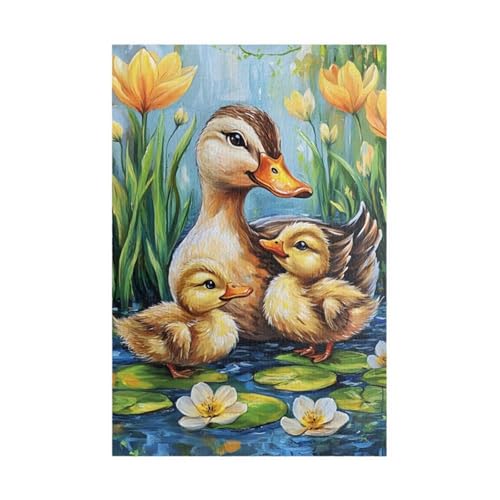 Puzzle 1500 Teile, Blume Tier Ente Puzzle für Erwachsene 87 x 57 cm Herausforderndes Rätsel Puzzlespiele für Die Ganze Familie Geschenke für Frauen Männer Puzzles 1500 Puzzle 1500 Teile, Blume Tier Ente Puzzle für Erwachsene 87 x 57 cm Herausforderndes Rätsel Puzzlespiele für Die Ganze Familie Geschenke für Frauen Männer Puzzles 1500 von Jiian
