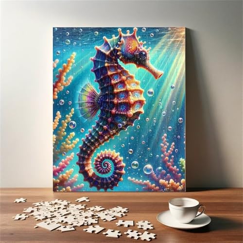 Puzzle 1500 Teile, Meereslebewesen Seepferdchen Puzzle für Erwachsene 87 x 57 cm Herausforderndes Rätsel Puzzlespiele für Die Ganze Familie Geschenke für Frauen Männer Puzzles 1500 Puzzle 1500 Teile, Meereslebewesen Seepferdchen Puzzle für Erwachsene 87 x 57 cm Herausforderndes Rätsel Puzzlespiele für Die Ganze Familie Geschenke für Frauen Männer Puzzles 1500 von Jiian