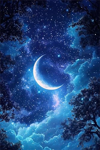Puzzle 1500 Teile, Sternenhimmel Mond Puzzle für Erwachsene 87 x 57 cm Herausforderndes Rätsel Puzzlespiele für Die Ganze Familie Geschenke für Frauen Männer Puzzles 1500 von Jiian