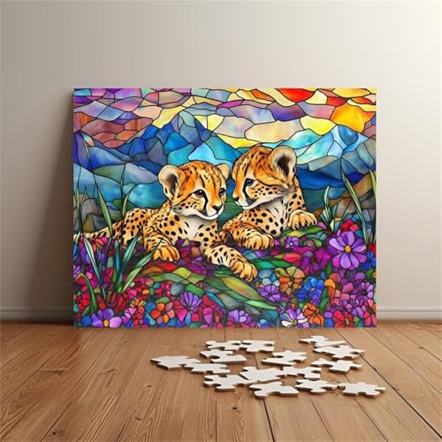 Puzzle 1500 Teile, Tierische Leopardenblumen Puzzle für Erwachsene 87 x 57 cm Herausforderndes Rätsel Puzzlespiele für Die Ganze Familie Geschenke für Frauen Männer Puzzles 1500 Puzzle 1500 Teile, Tierische Leopardenblumen Puzzle für Erwachsene 87 x 57 cm Herausforderndes Rätsel Puzzlespiele für Die Ganze Familie Geschenke für Frauen Männer Puzzles 1500 von Jiian