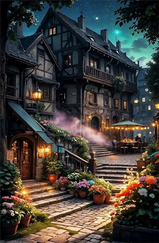 Puzzle 1500 Teile Erwachsene Straßen der Stadt 87 x 57 cm, Pädagogisches Spiel, Kreative Unterhaltung, Spaß, Klassisches Puzzle für Erwachsene Puzzle 1500 von Jiian