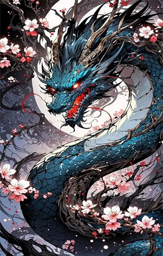 Puzzle 200 Teile für Erwachsene Blume Drache Mond Impossible Game Pädagogisches Spiel Herausforderndes Rätsel 200 Teile Puzzles 35 x 25 cm Puzzle 200 Teile für Erwachsene Blume Drache Mond Impossible Game Pädagogisches Spiel Herausforderndes Rätsel 200 Teile Puzzles 35 x 25 cm von Jiian