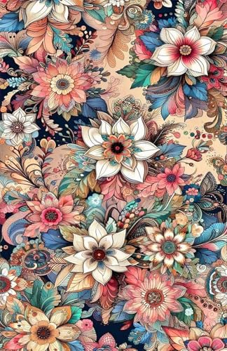 Puzzle 2000 Teile für Erwachsene Bunte Blumen Impossible Game Pädagogisches Spiel Herausforderndes Rätsel 2000 Teile Puzzles 100 x 70 cm von Jiian