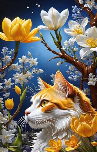 Puzzle 2000 Teile für Erwachsene Magnolienblumenkatze Impossible Game Pädagogisches Spiel Herausforderndes Rätsel 2000 Teile Puzzles 100 x 70 cm Puzzle 2000 Teile für Erwachsene Magnolienblumenkatze Impossible Game Pädagogisches Spiel Herausforderndes Rätsel 2000 Teile Puzzles 100 x 70 cm von Jiian