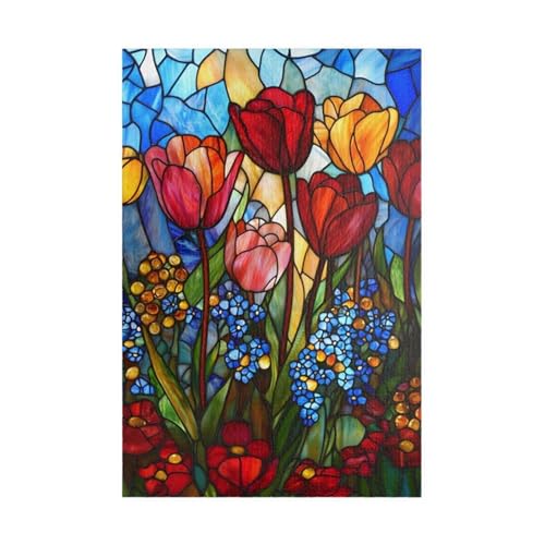 Puzzle 300 Teile, Rote Tulpe Puzzle für Erwachsene 38 x 26 cm Herausforderndes Rätsel Puzzlespiele für Die Ganze Familie Geschenke für Frauen Männer Puzzles 300 Puzzle 300 Teile, Rote Tulpe Puzzle für Erwachsene 38 x 26 cm Herausforderndes Rätsel Puzzlespiele für Die Ganze Familie Geschenke für Frauen Männer Puzzles 300 von Jiian