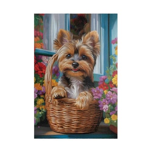 Puzzle 300 Teile, Tier Hund Blume Puzzle für Erwachsene 38 x 26 cm Herausforderndes Rätsel Puzzlespiele für Die Ganze Familie Geschenke für Frauen Männer Puzzles 300 Puzzle 300 Teile, Tier Hund Blume Puzzle für Erwachsene 38 x 26 cm Herausforderndes Rätsel Puzzlespiele für Die Ganze Familie Geschenke für Frauen Männer Puzzles 300 von Jiian