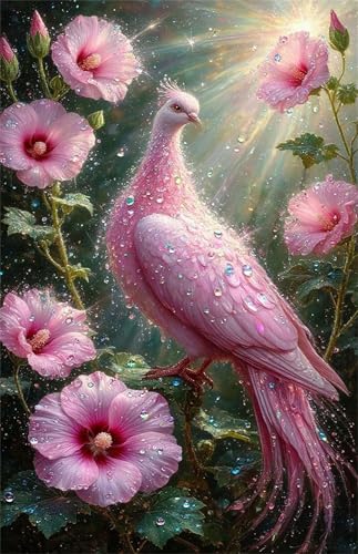 Puzzle 300 Teile Erwachsene Rosa Blumen Phönix 38 x 26 cm, Pädagogisches Spiel, Kreative Unterhaltung, Spaß, Klassisches Puzzle für Erwachsene Puzzle 300 Puzzle 300 Teile Erwachsene Rosa Blumen Phönix 38 x 26 cm, Pädagogisches Spiel, Kreative Unterhaltung, Spaß, Klassisches Puzzle für Erwachsene Puzzle 300 von Jiian